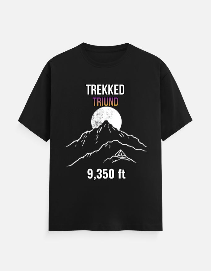 Triund trek, himalayan hiking, camping tee, night adventure, trekking fashion