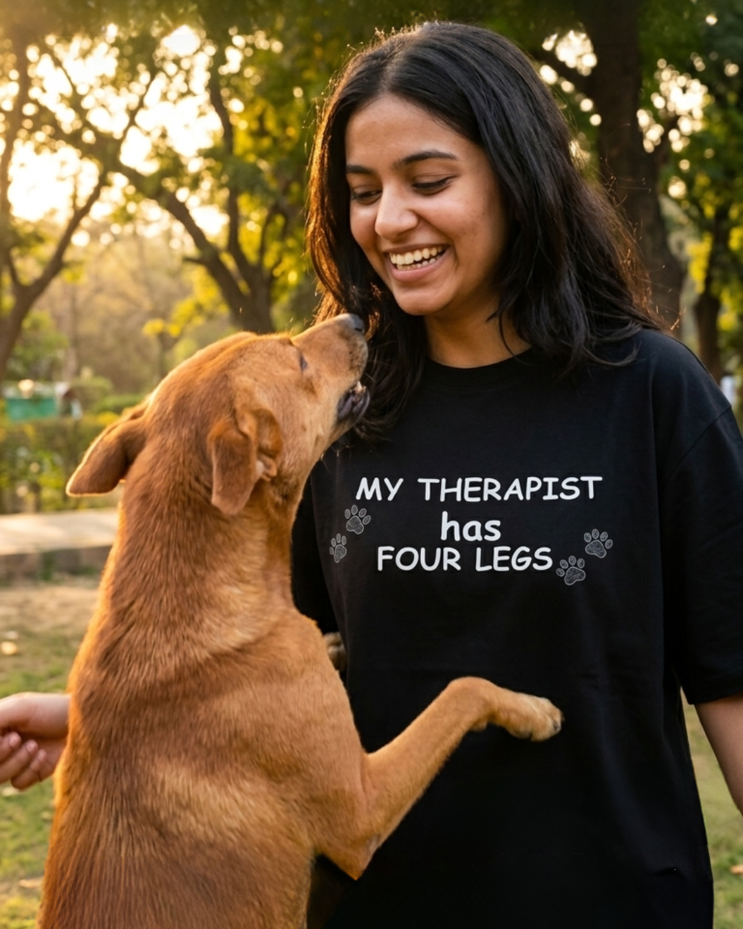 My Therapist Has Four Legs - Dog Person Tee