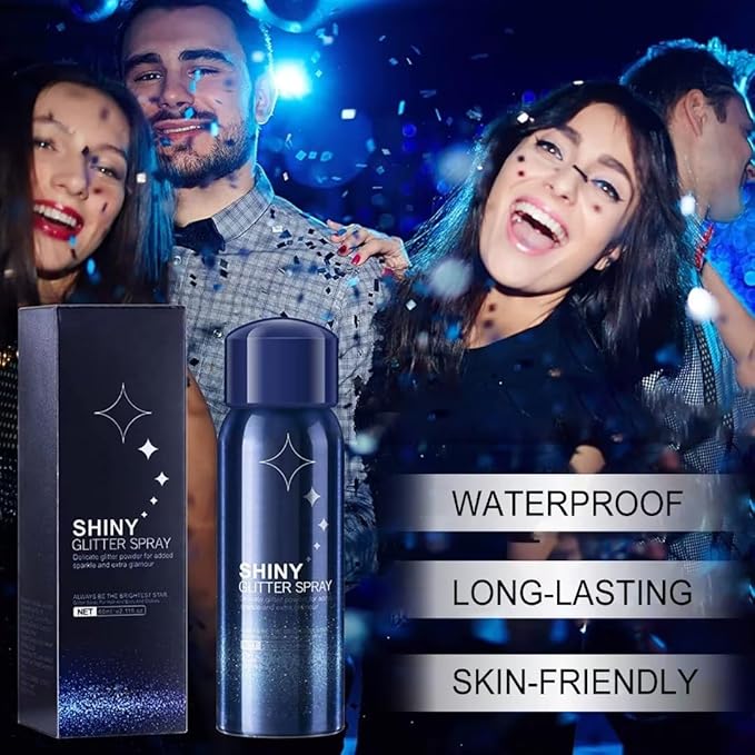 Hair and Body Glitter Color Spray (Pack Of 2)