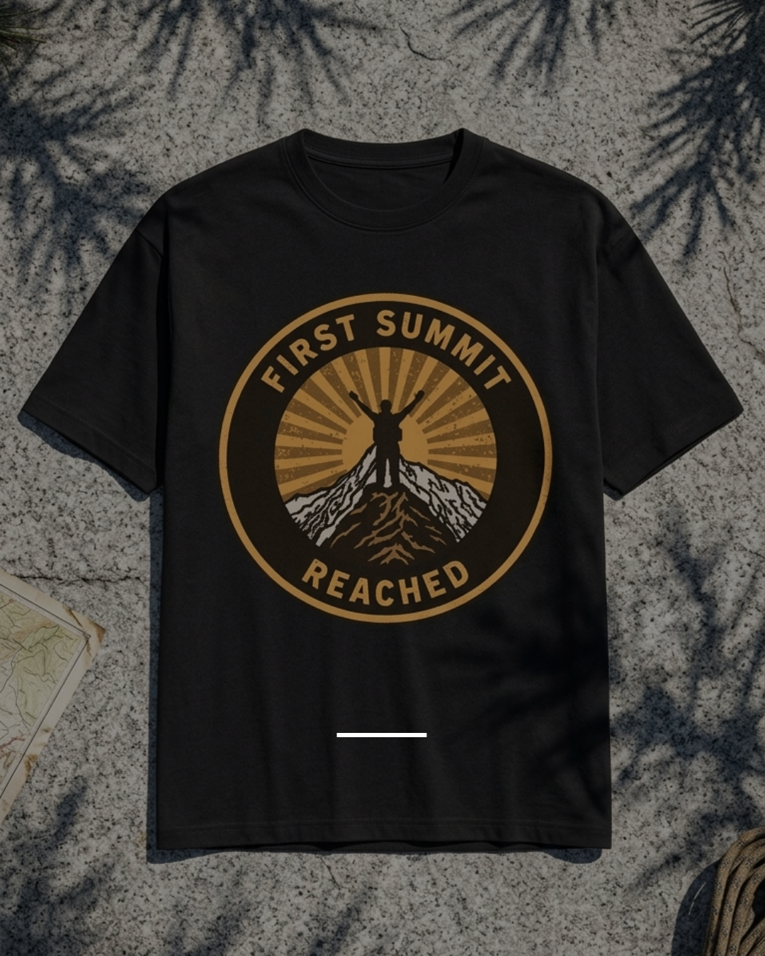 First Summit Reached | Peak Achievement Trekker Tee | Unisex T-Shirt