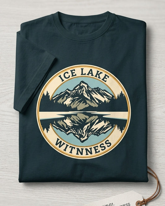 Ice Lake Witness | Frozen Alpine Lake Unisex T-Shirt