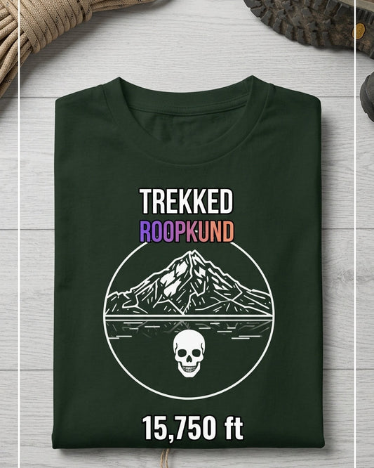 Roopkund 15750ft Mystery Lake Trek Unisex Classic Crew T-Shirt